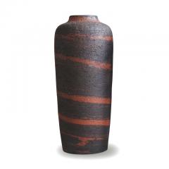 Gunnar Nylund Pair of Vases in Red and Black by Gunnar Nylund for Rorstrand - 1460234