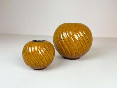 Gunnar Nylund Rare Midcentury Pair of Vases Chamotte Gunnar Nylund R rstrand Sweden 1940s - 2480991