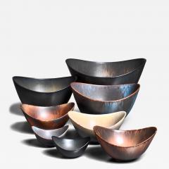 Gunnar Nylund Set of 7 Gunnar Nylund ceramic bowls for R rstrand - 4718992