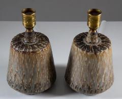 Gunnar Nylund Swedish Midcentury Ceramic Table Lamps by Gunnar Nylund - 2206776