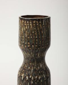 Gunnar Nylund Tiger Taup Glaze Stoneware Vase by Gunnar Nylund for Rorstrand - 4422553