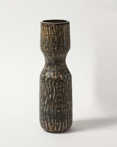 Gunnar Nylund Tiger Taup Glaze Stoneware Vase by Gunnar Nylund for Rorstrand - 4422555