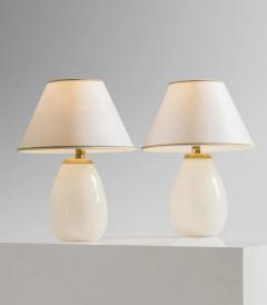 Gunnel Nyman Gunnel Nyman Glass Table Lamps a Pair - 3929592