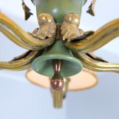 Gunnel Nyman Gunnel Nyman Pendant 51057 Brass Wood Paper String Shades Idman 1940s - 4326015