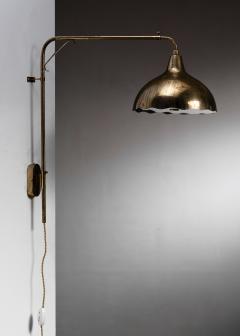 Gunnel Nyman Gunnel Nyman brass wall lamp for Idman - 4691482