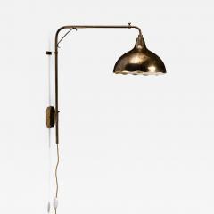 Gunnel Nyman Gunnel Nyman brass wall lamp for Idman - 4692133
