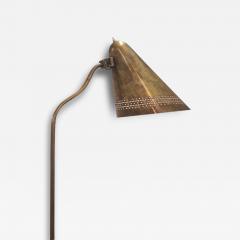 Gunnel Nyman Iconic Gunnel Nyman Domus Academica Floor Lamp in Perforated Brass Idman 1947 - 3952364