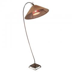 Gunnel Nyman Mid Century Modern Floor Lamp Attr to Gunnel Nyman 60588 40080 by Idman 1940s - 3961035