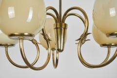 Gunnel Nyman Model 51132 5 Chandelier by Gunnel Nyman for Idman Finland Mid 20th Century - 4374715