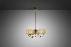 Gunnel Nyman Model 51132 5 Chandelier by Gunnel Nyman for Idman Finland Mid 20th Century - 4374856