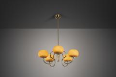 Gunnel Nyman Model 51132 5 Chandelier by Gunnel Nyman for Idman Finland Mid 20th Century - 4740120
