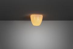 Gunnel Nyman Model 80115 Opal Ceiling Lamp by Gunnel Nyman for Idman Finland Mid 20th C - 4691882