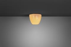 Gunnel Nyman Model 80115 Opal Ceiling Lamp by Gunnel Nyman for Idman Finland Mid 20th C - 4691933