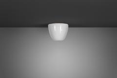 Gunnel Nyman Model 80115 Opal Ceiling Lamp by Gunnel Nyman for Idman Finland Mid 20th C - 4691934
