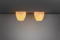 Gunnel Nyman Pair of Model 80115 Ceiling Lamps by Gunnel Nyman for Idman Oy Finland 1950s - 3790296