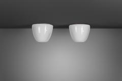 Gunnel Nyman Pair of Model 80115 Ceiling Lamps by Gunnel Nyman for Idman Oy Finland 1950s - 3790297