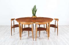 Gunni Omann Gunni Omann Model 55 Teak Oak Expanding Dining Table for Omann Jun M blefabrik - 2243340