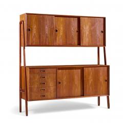 Gunni Omann Gunni Omann for Omann Jun Model 3 Mid Century Danish Teak Credenza and Hutch - 4424873