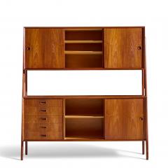 Gunni Omann Gunni Omann for Omann Jun Model 3 Mid Century Danish Teak Credenza and Hutch - 4424875