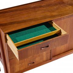 Gunni Omann Gunni Omann for Omann Jun Model 3 Mid Century Danish Teak Credenza and Hutch - 4424878