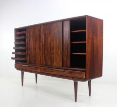 Gunni Omann Spectacular Scandinavain Modern Rosewood Credenza Designed by Gunni Oman - 1017399