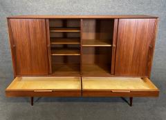 Gunni Omann VINTAGE DANISH MID CENTURY MODERN TEAK HIGH CREDENZA MODEL 13 BY GUNNI OMAN - 3255715