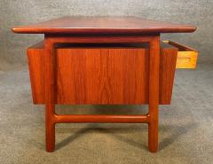 Gunni Omann Vintage Danish Mid Century Modern Teak Desk Model 75 by Omann Jun - 3326162