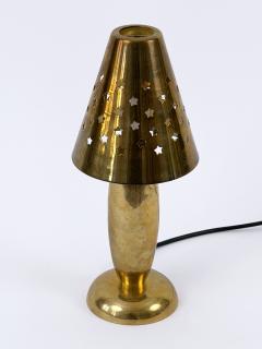 Gunther Lambert Rare Lovely Mid Century Brass Side Table Lamp by Gunther Lambert Germany 1970s - 4756153