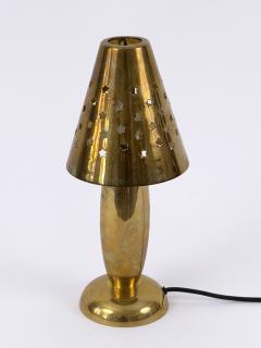Gunther Lambert Rare Lovely Mid Century Brass Side Table Lamp by Gunther Lambert Germany 1970s - 4756157