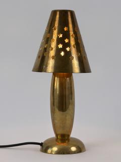 Gunther Lambert Rare Lovely Mid Century Brass Side Table Lamp by Gunther Lambert Germany 1970s - 4756160