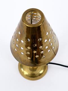 Gunther Lambert Rare Lovely Mid Century Brass Side Table Lamp by Gunther Lambert Germany 1970s - 4756161