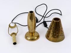 Gunther Lambert Rare Lovely Mid Century Brass Side Table Lamp by Gunther Lambert Germany 1970s - 4756162