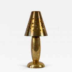 Gunther Lambert Rare Lovely Mid Century Brass Side Table Lamp by Gunther Lambert Germany 1970s - 4758725
