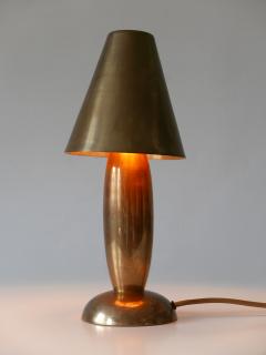 Gunther Lambert Rare Lovely Mid Century Modern Brass Side Table Lamp by Lambert Germany 1970s - 3478213