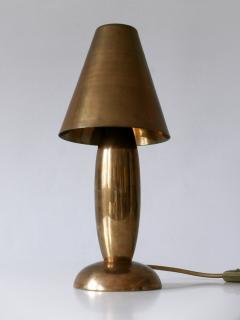 Gunther Lambert Rare Lovely Mid Century Modern Brass Side Table Lamp by Lambert Germany 1970s - 3478214