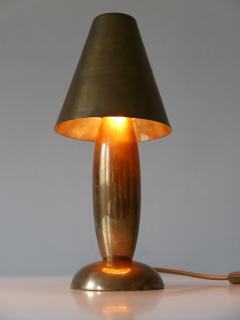 Gunther Lambert Rare Lovely Mid Century Modern Brass Side Table Lamp by Lambert Germany 1970s - 3478215