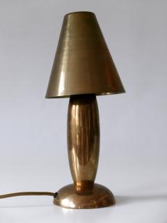 Gunther Lambert Rare Lovely Mid Century Modern Brass Side Table Lamp by Lambert Germany 1970s - 3478216