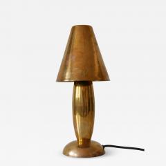 Gunther Lambert Rare Lovely Mid Century Modern Brass Side Table Lamp by Lambert Germany 1970s - 3624908
