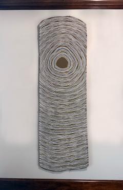 Gunybi Ganambarr Contemporary Aboriginal Art on Bark by Gunybi Ganambarr Provenance - 4411860