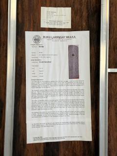 Gunybi Ganambarr Contemporary Aboriginal Art on Bark by Gunybi Ganambarr Provenance - 4411889