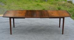 Gustav Bahus Unusual Rastad Relling for Gustav Model R3 Rosewood Dining Table with 2 Leaves - 4190795