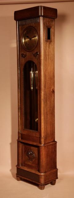 Gustav Becker German Oak Gr nderzeit Historismus Longcase Clock Circa 1920 - 3328334