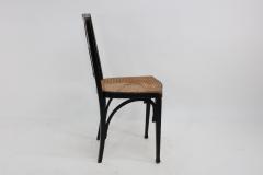 Gustav Siegel Gustav Siegel for J J Kohn Three Ebonised Bentwood Dining cafe Chairs - 4183200