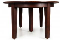 Gustav Stickley Arts Crafts Extending Oak Dining Table no 632 c 1910 - 4502900
