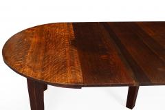 Gustav Stickley Arts Crafts Extending Oak Dining Table no 632 c 1910 - 4502905