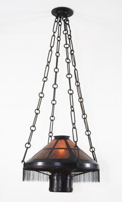 Gustav Stickley Rare Hanging Chandelier Model no 291 - 4398218