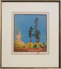 Gustave Baumann Three Pines - 3929046