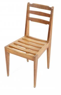 Gustave Gautier Wooden Chair attributed to Gustave Gautier France 1950s - 1343282