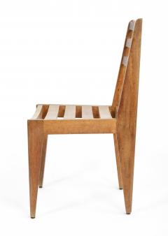 Gustave Gautier Wooden Chair attributed to Gustave Gautier France 1950s - 1343288