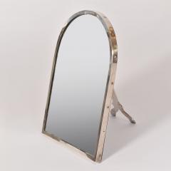 Gustave Keller 1950s French sterling silver dressing table mirror by G Keller Freres Paris - 779483